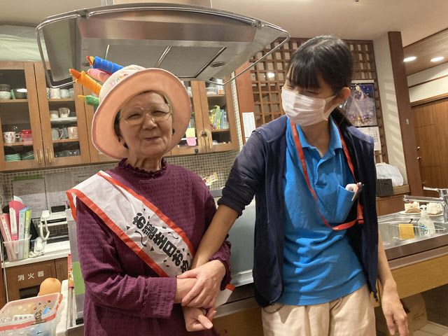 勤務中の様子の写真