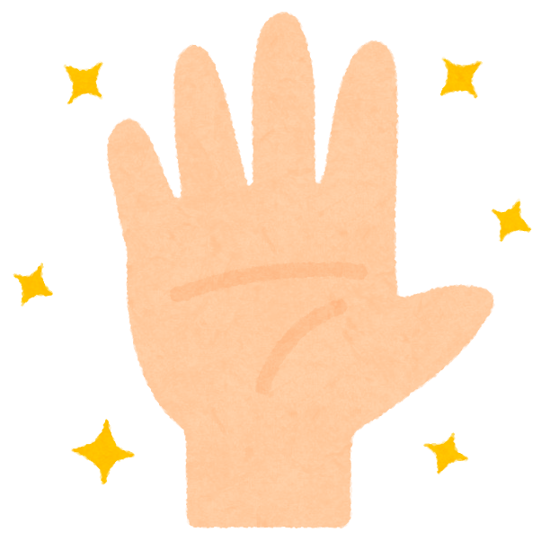 手