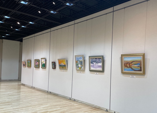 絵画展の様子