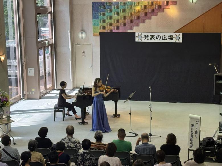 ヴァイオリンとピアノのコンサート