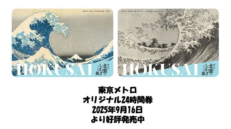 北斎メトロオリジナル24時間券の写真