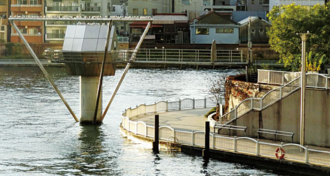 霊岸島検潮所・量水標跡の画像