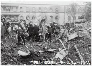 泰明国民学校にも直撃弾/提供:石川令子 画像